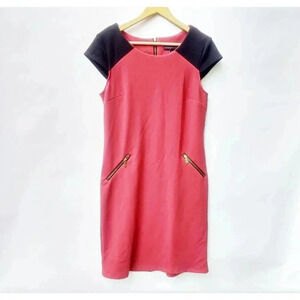 Madison Leigh Women's Dress Size 10 Red Black